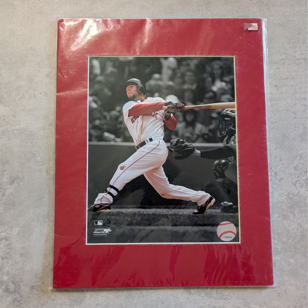 2007 Boston Red Sox Dustin Pedroia Photo File Promo 8x10 Officially Licensed MLB
